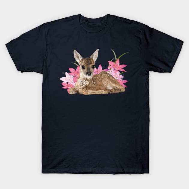 Deer T-Shirt by obscurite